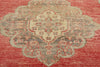 3 x 12 Vintage Red Turkish Oushak Rug 53913