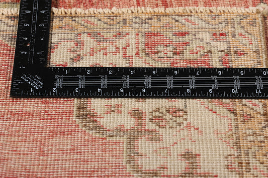 3 x 12 Vintage Red Turkish Oushak Rug 53914