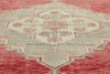 4 x 10 Vintage Red Turkish Oushak Rug 53920