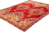 4 x 5 Vintage Red Turkish Oushak Rug 51122