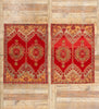 4 x 5 Vintage Red Turkish Oushak Rug 51122