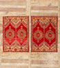 4 x 5 Vintage Red Turkish Oushak Rug 51123