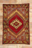 4 x 5 Vintage Turkish Oushak Rug 51459