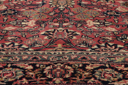 4 x 6 Vintage Red Persian Bijar Rug 78693