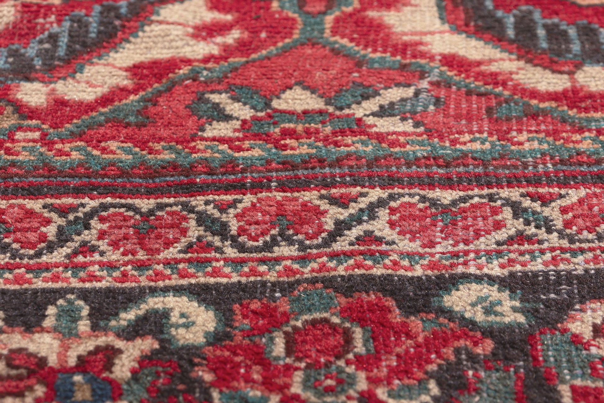7 x 10 Vintage Red Persian Mahal Rug 78715