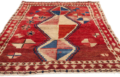 4 x 6 Vintage Persian Lori Rug 78889
