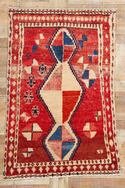 4 x 6 Vintage Persian Lori Rug 78889