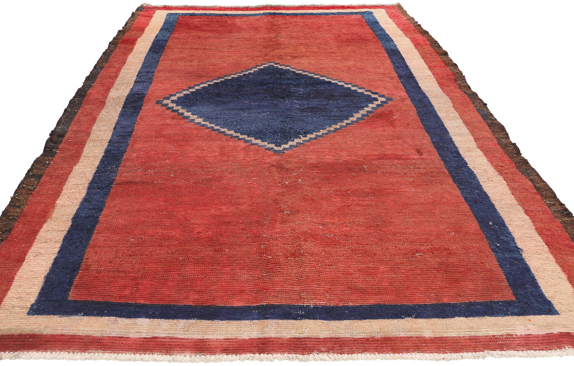 5 x 10 Vintage Red Persian Lori Rug 78866