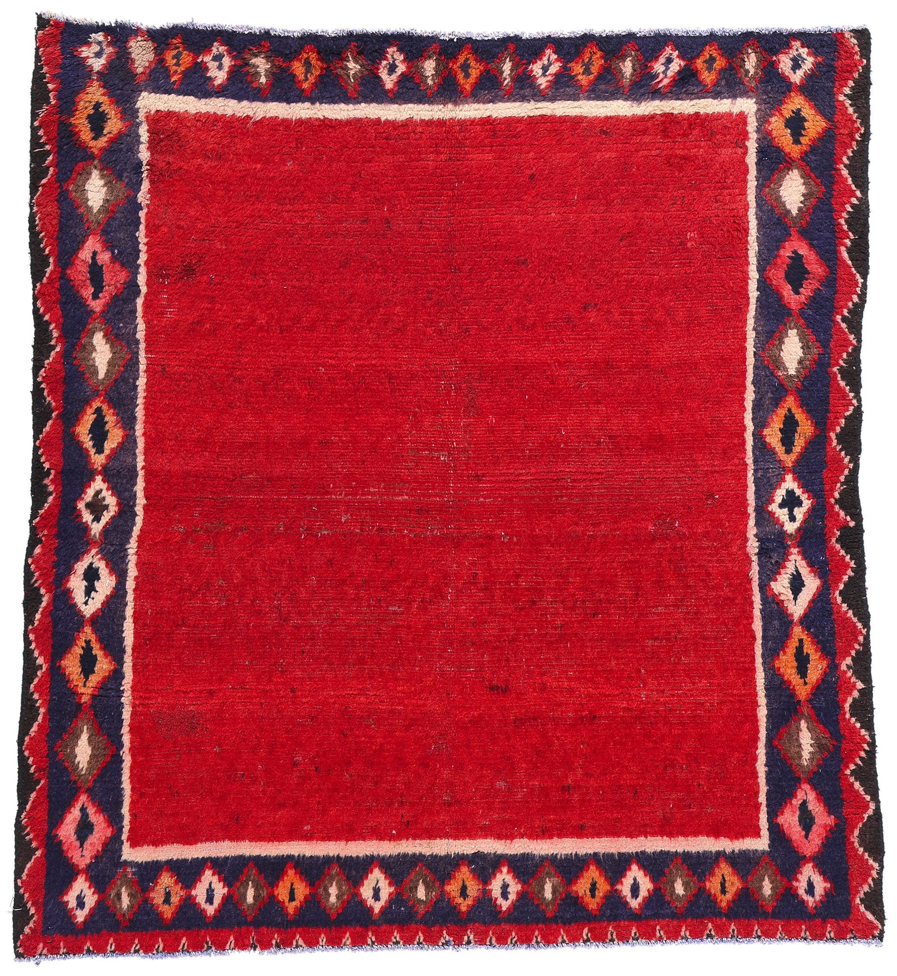 5 x 6 Vintage Red Persian Lori Rug 78887
