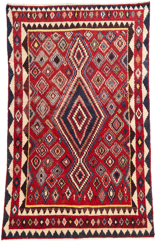 5 x 8 Vintage Persian Lori Rug 78859