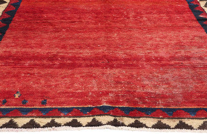 5 x 8 Vintage Red Persian Lori Rug 78849