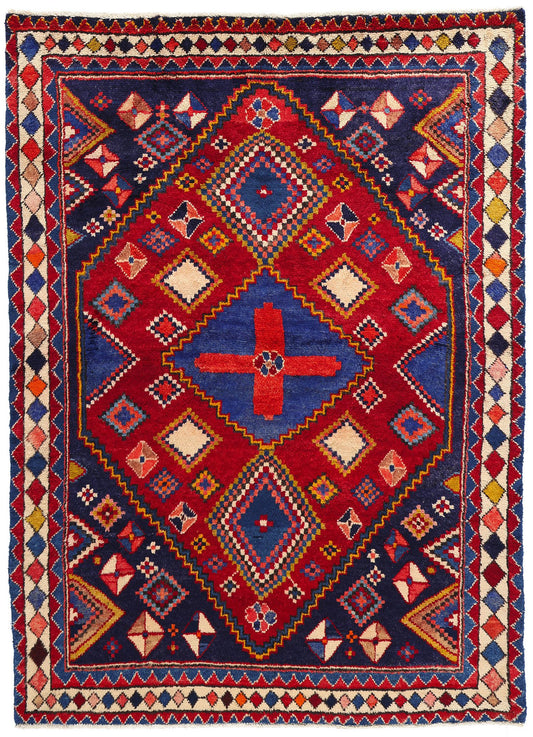 7 x 9 Vintage Persian Lori Rug 78855