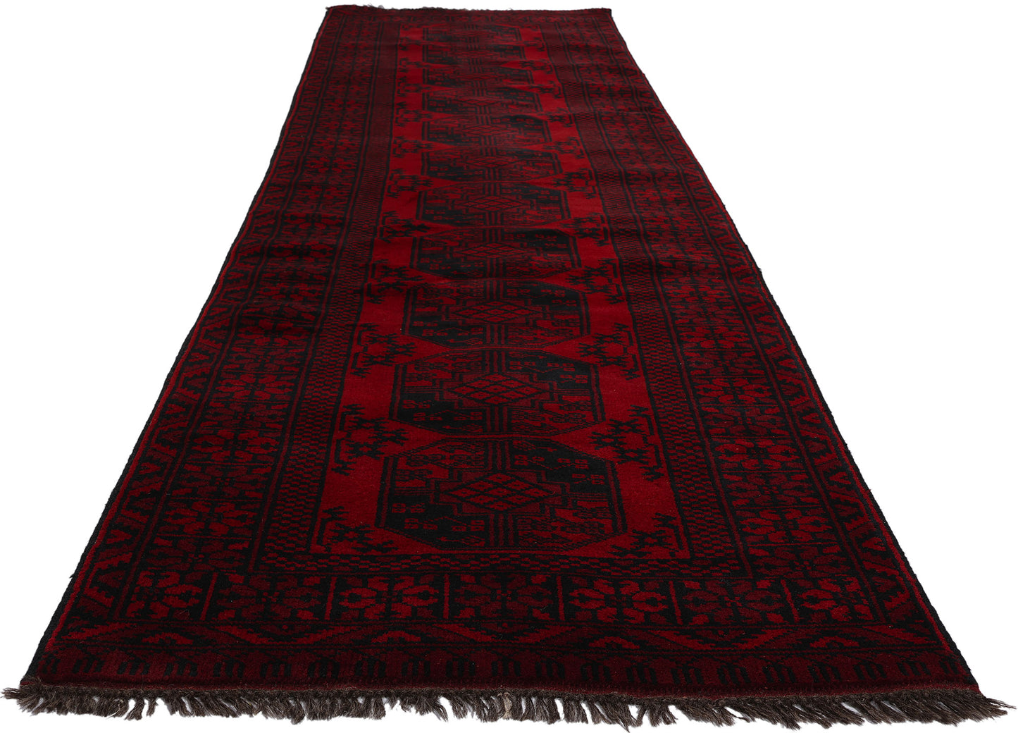 3 x 13 Vintage Persian Turkoman Rug 78718