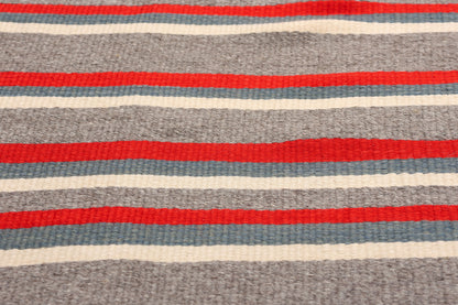 2 x 5 Vintage Rio Grande Chimayo Banded Blanket 78791