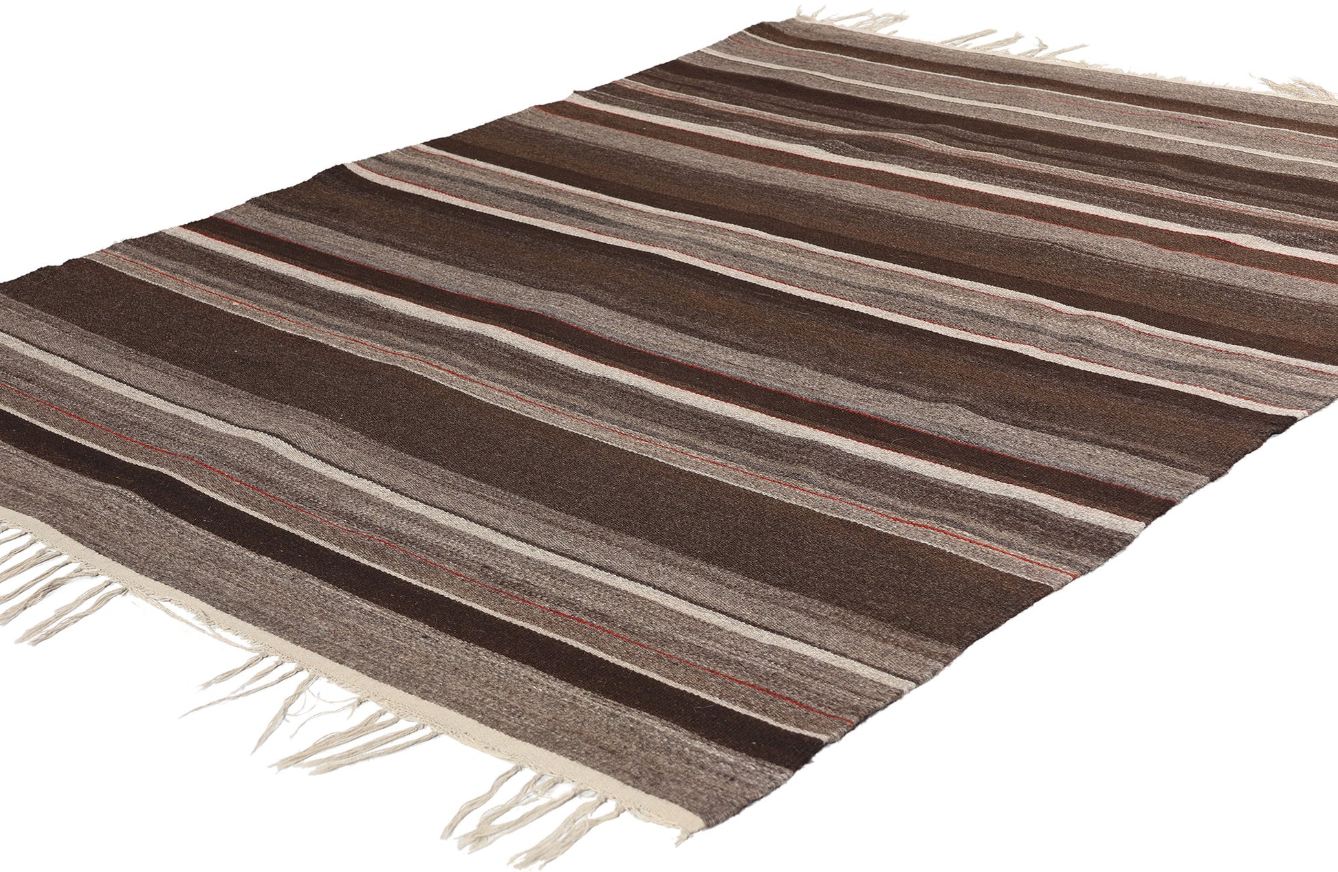 4 x 6 Vintage Rio Grande Chimayo Banded Blanket 78793