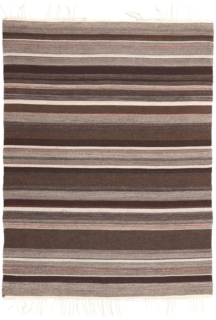 4 x 6 Vintage Rio Grande Chimayo Banded Blanket 78793
