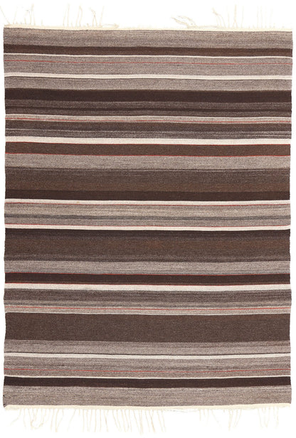 4 x 6 Vintage Rio Grande Chimayo Banded Blanket 78793