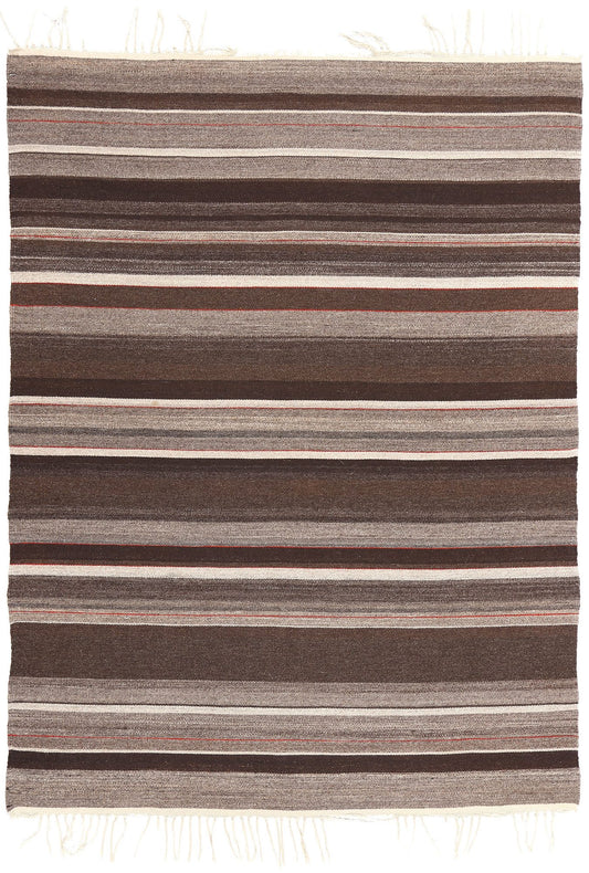4 x 6 Vintage Rio Grande Chimayo Banded Blanket 78793