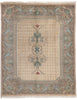 8 x 10 Vintage Indian Savonnerie Rug 74753