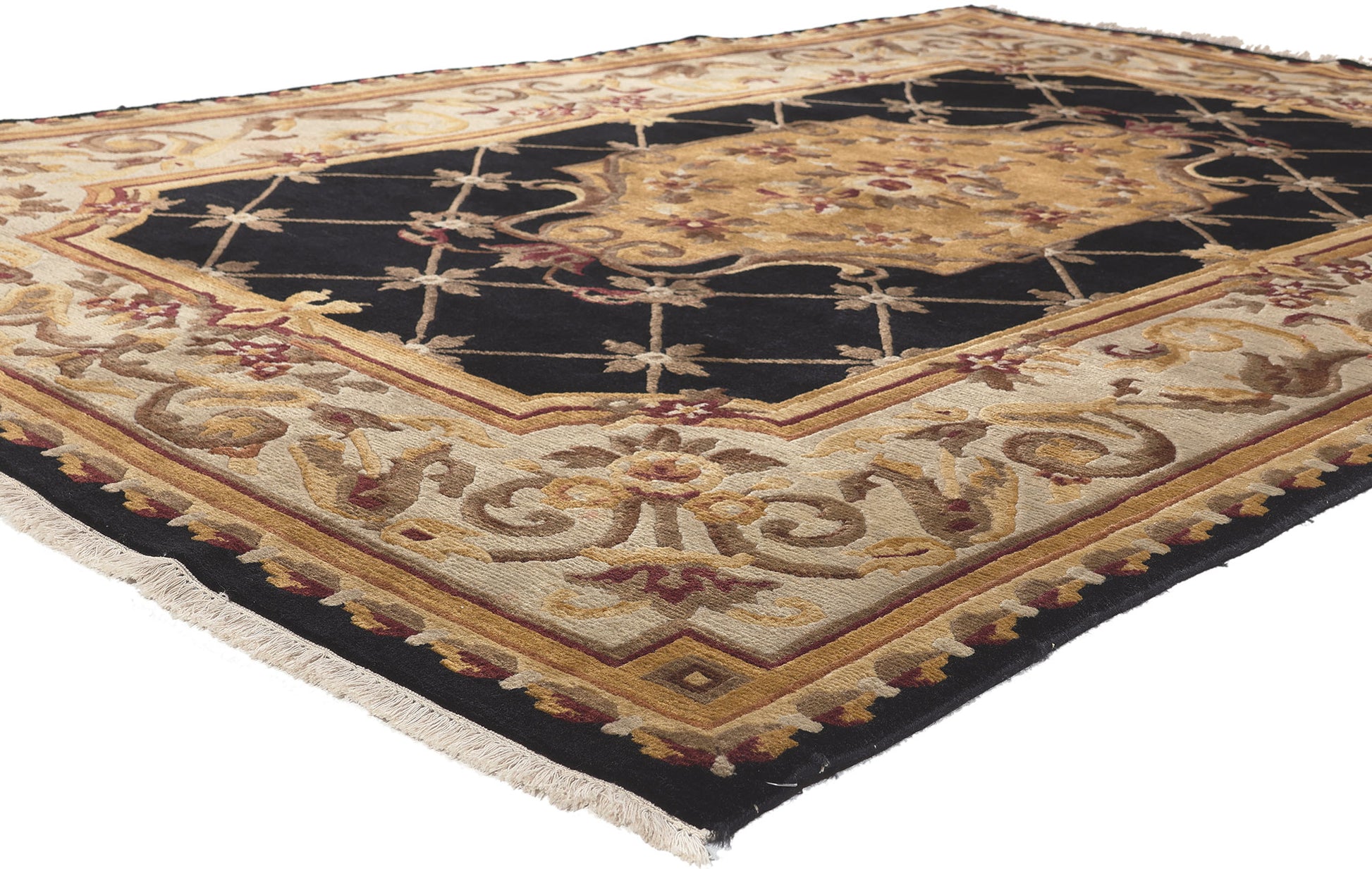 6 x 9 Vintage Tibetan Rug 78648