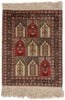 2 x 3 Vintage Turkish Silk Hereke Rug 78734
