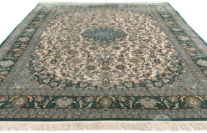 7 x 10 Vintage Turkish Silk Hereke Rug 77246