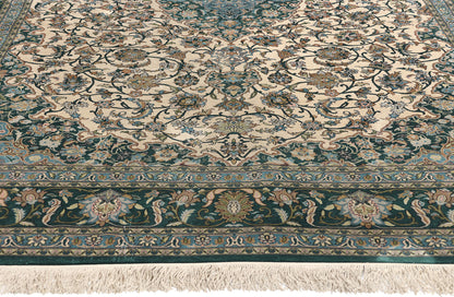 7 x 10 Vintage Turkish Silk Hereke Rug 77246