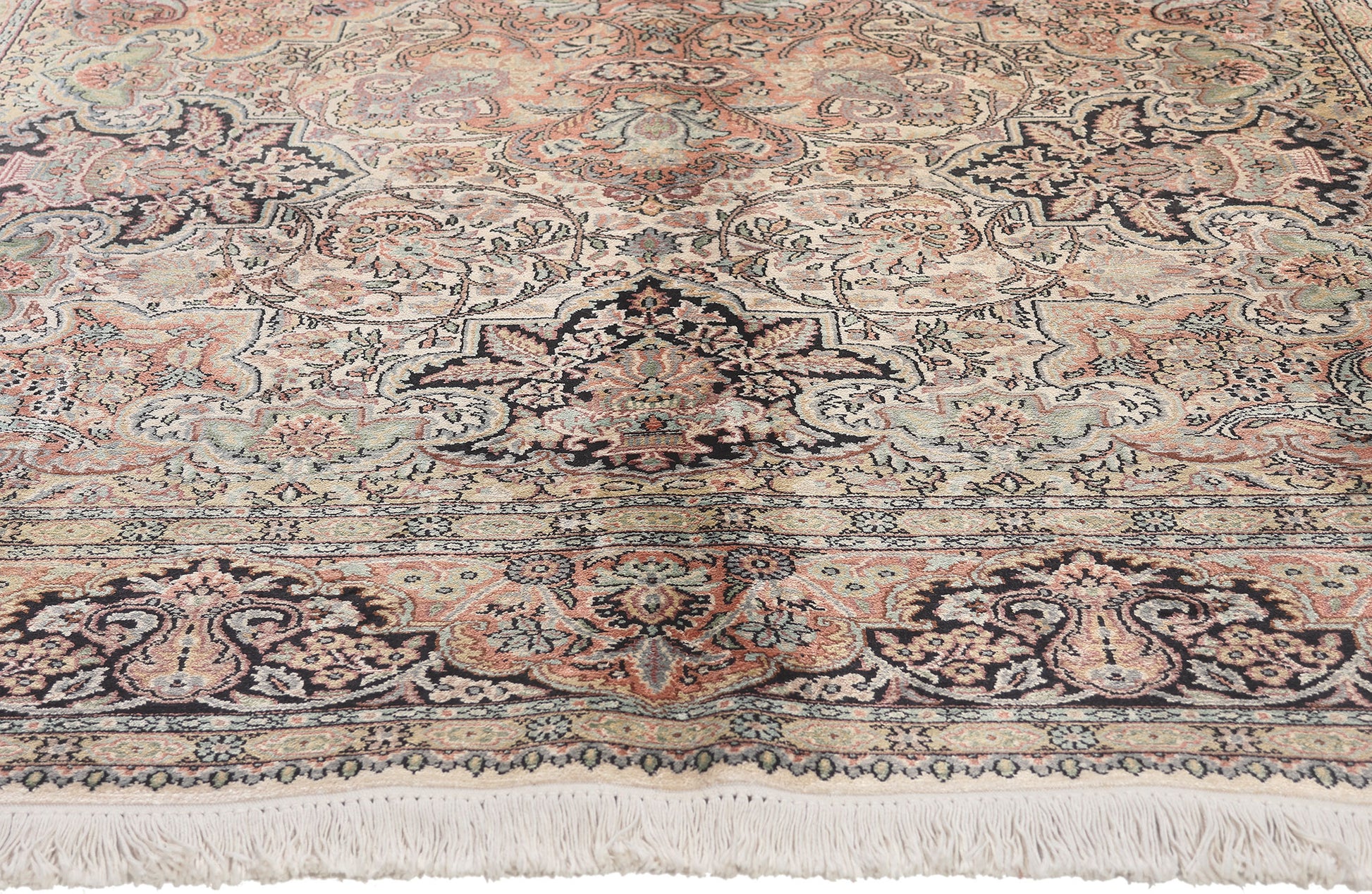 6 x 9 Vintage Indian Kashmir Rug 77533