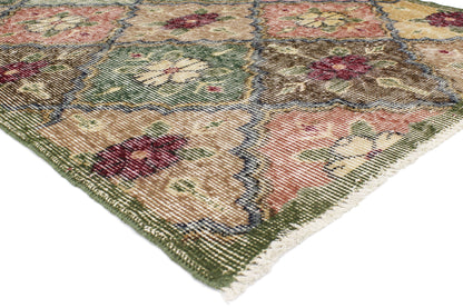 3 x 7 Vintage Turkish Sivas Rug 51948