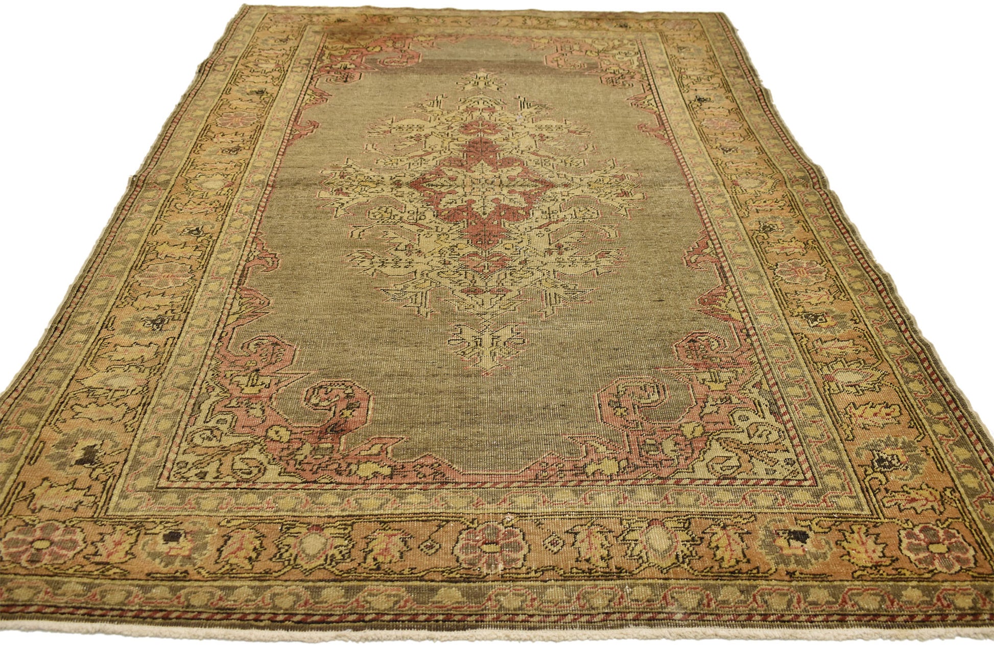 4 x 6 Antique Turkish Sivas Rug 73742