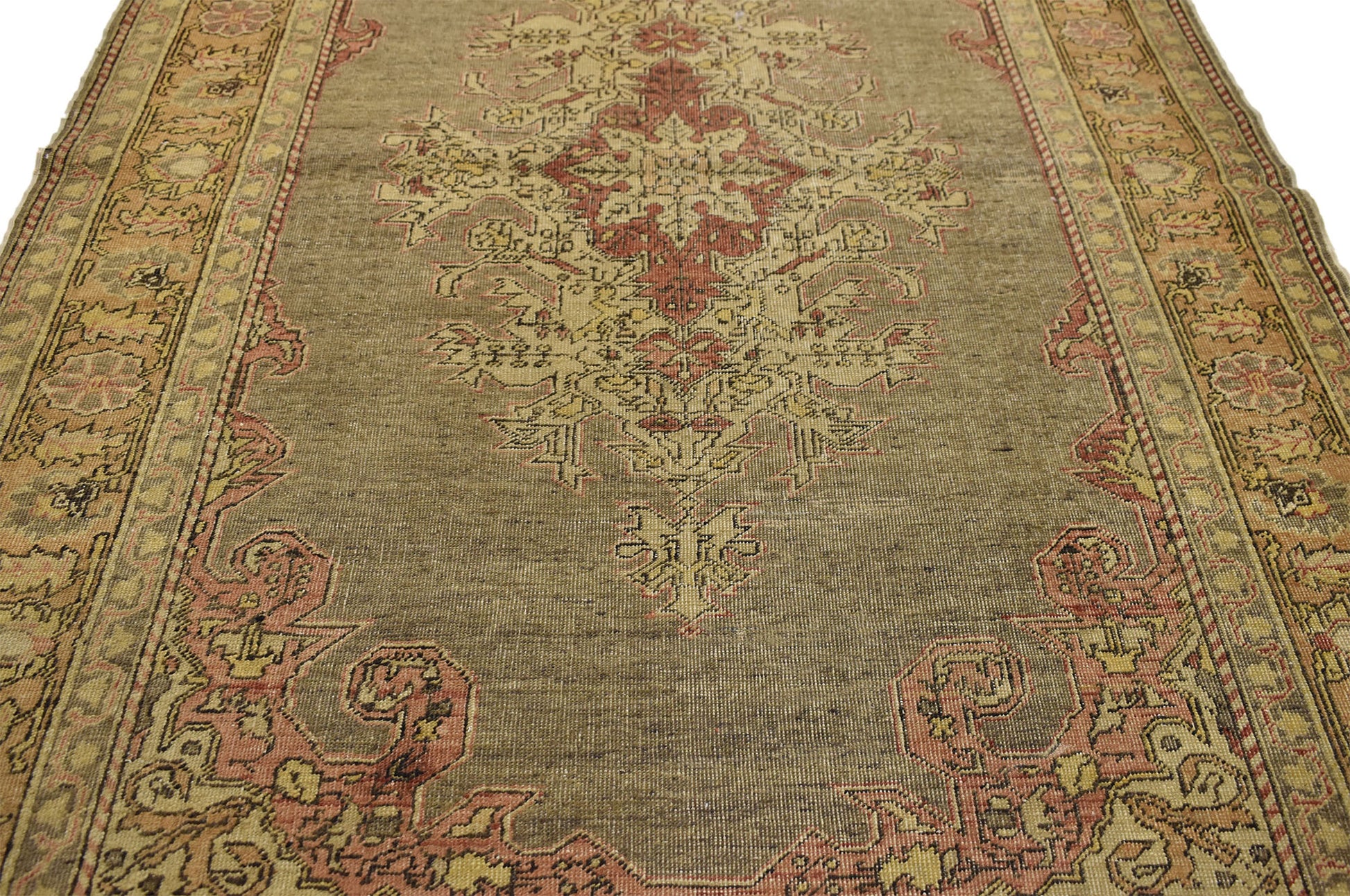 4 x 6 Antique Turkish Sivas Rug 73742