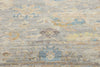 8 x 10 Vintage-Inspired Modern Gray Oushak Rug 31064