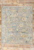 8 x 10 Vintage-Inspired Modern Gray Oushak Rug 31064