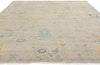 8 x 10 Vintage-Inspired Modern Gray Oushak Rug 31067