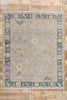 8 x 10 Vintage-Inspired Modern Gray Oushak Rug 31066