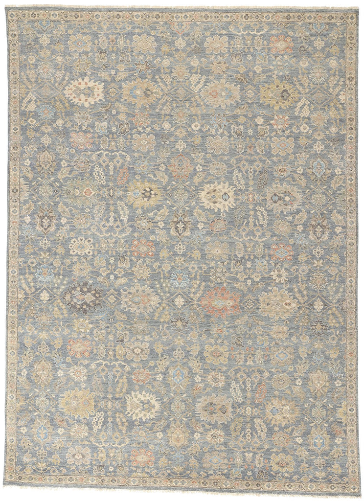 9 x 12 Vintage-Inspired Modern Oushak Rug 31051