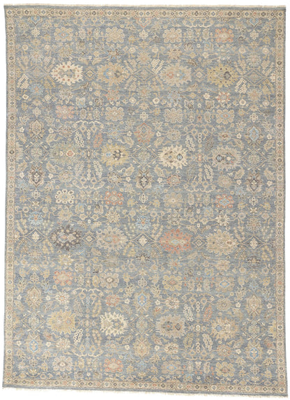 9 x 12 Vintage-Inspired Modern Oushak Rug 31051