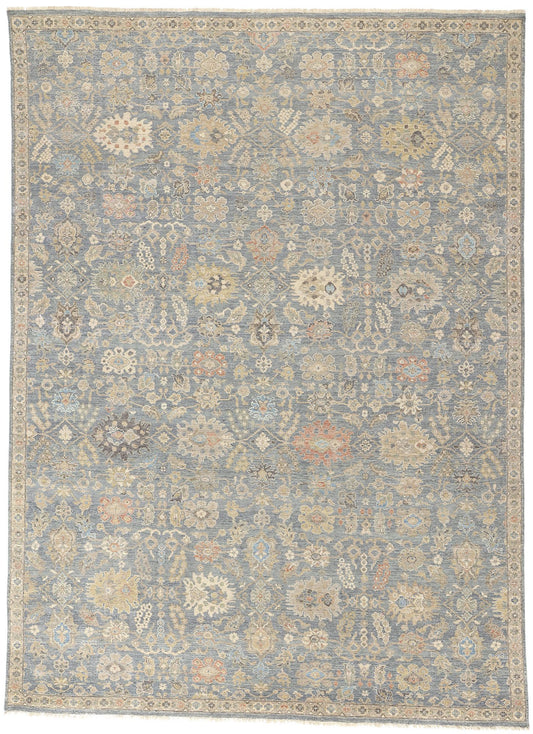 9 x 12 Vintage-Inspired Modern Oushak Rug 31051