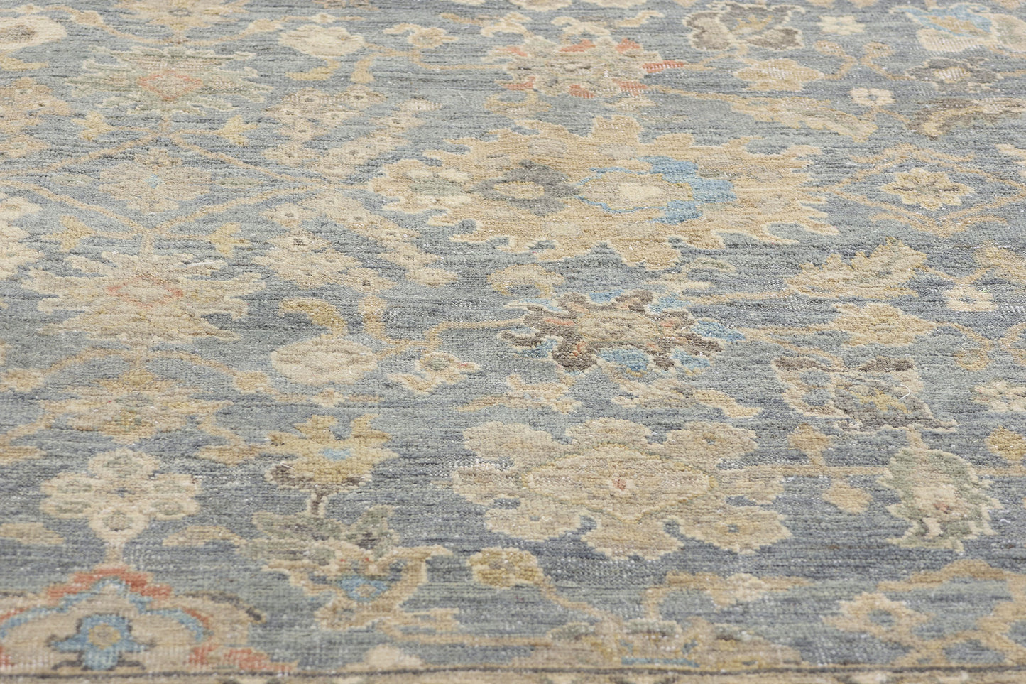 9 x 12 Vintage-Inspired Modern Oushak Rug 31051