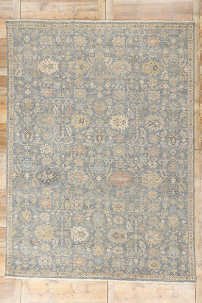 9 x 12 Vintage-Inspired Modern Oushak Rug 31051
