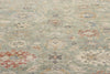 12 x 15 Vintage-Inspired Modern Green Oushak Rug 31074
