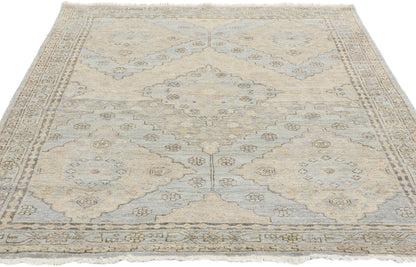 4 x 6 Vintage-Inspired Modern Khotan Rug 31073