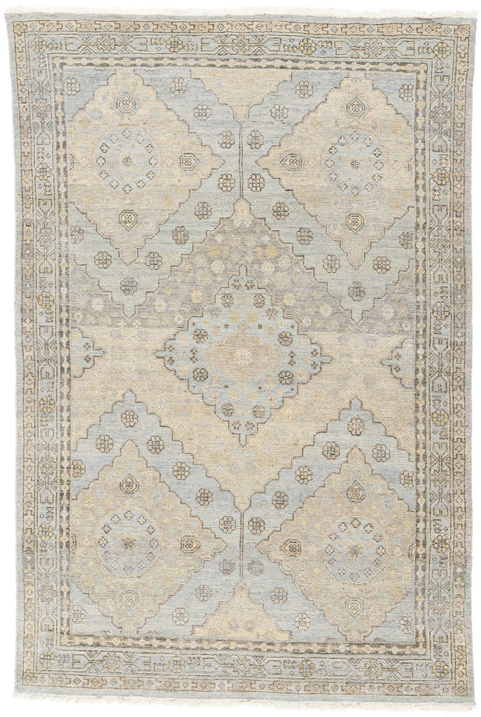 4 x 6 Vintage-Inspired Modern Khotan Rug 31073