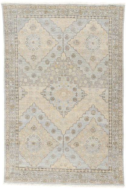 4 x 6 Vintage-Inspired Modern Khotan Rug 31073