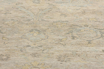 4 x 6 Vintage-Inspired Modern Earth-Tone Oushak Rug 31071