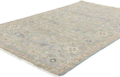 4 x 6 Vintage-Inspired Modern Oushak Rug 31072