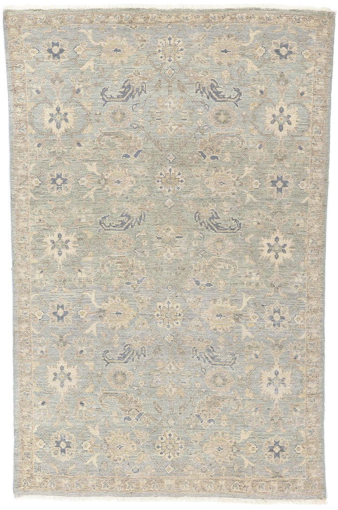 4 x 6 Vintage-Inspired Modern Oushak Rug 31072