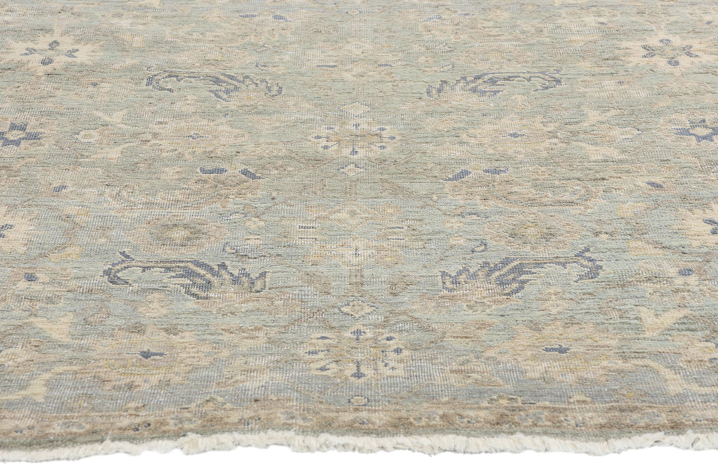 4 x 6 Vintage-Inspired Modern Oushak Rug 31072