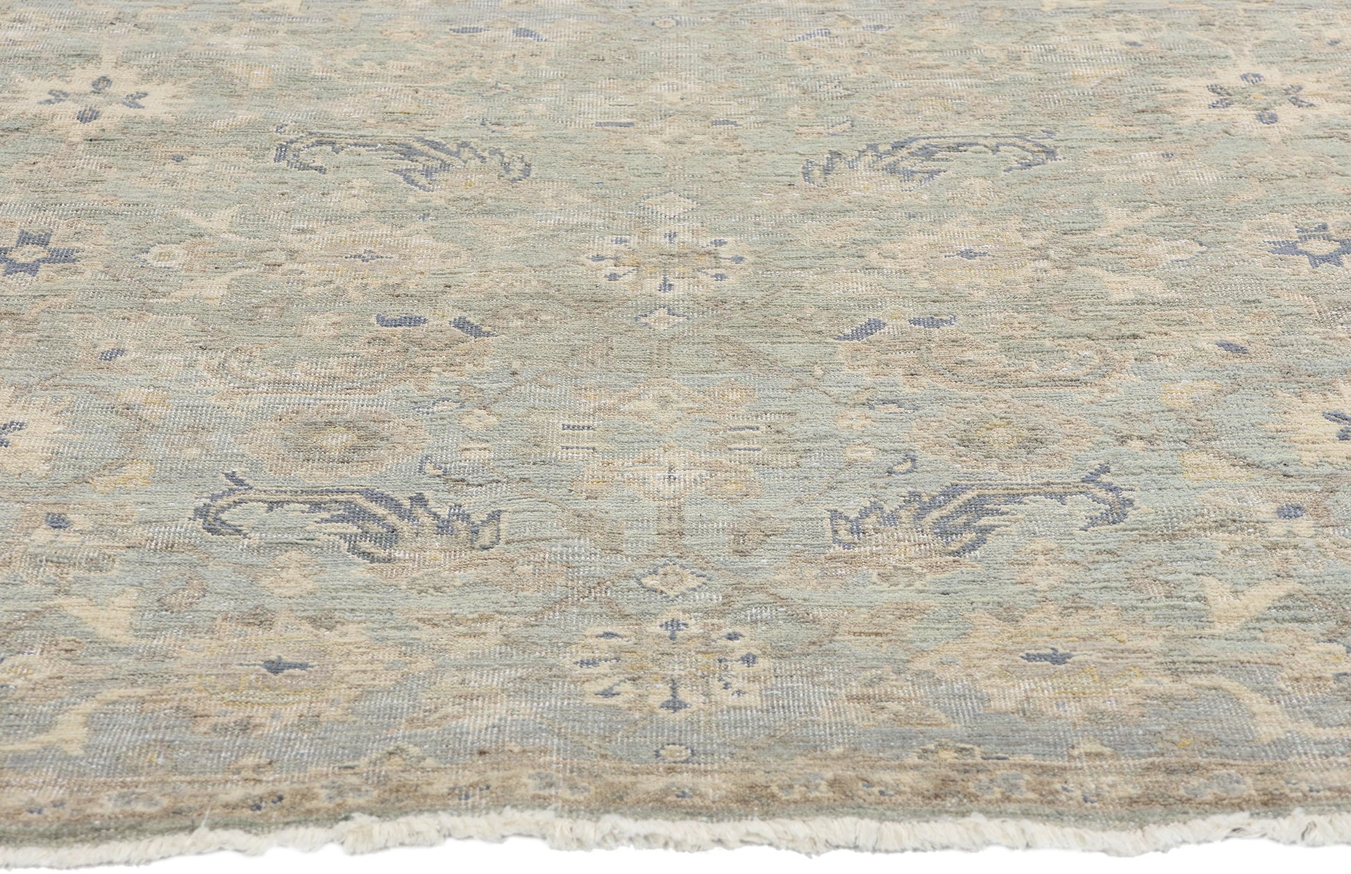 4 x 6 Vintage-Inspired Modern Oushak Rug 31072
