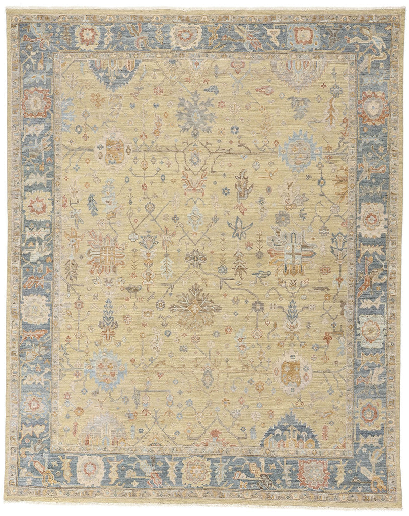 8 x 10 Vintage-Inspired Modern Oushak Rug 31065